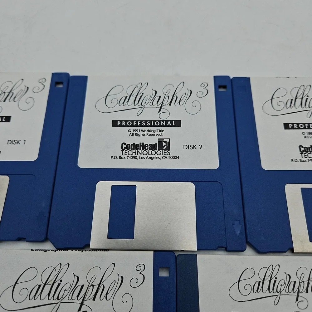 Calligrapher‎ Professional Vintage Computer Software 7 Disks